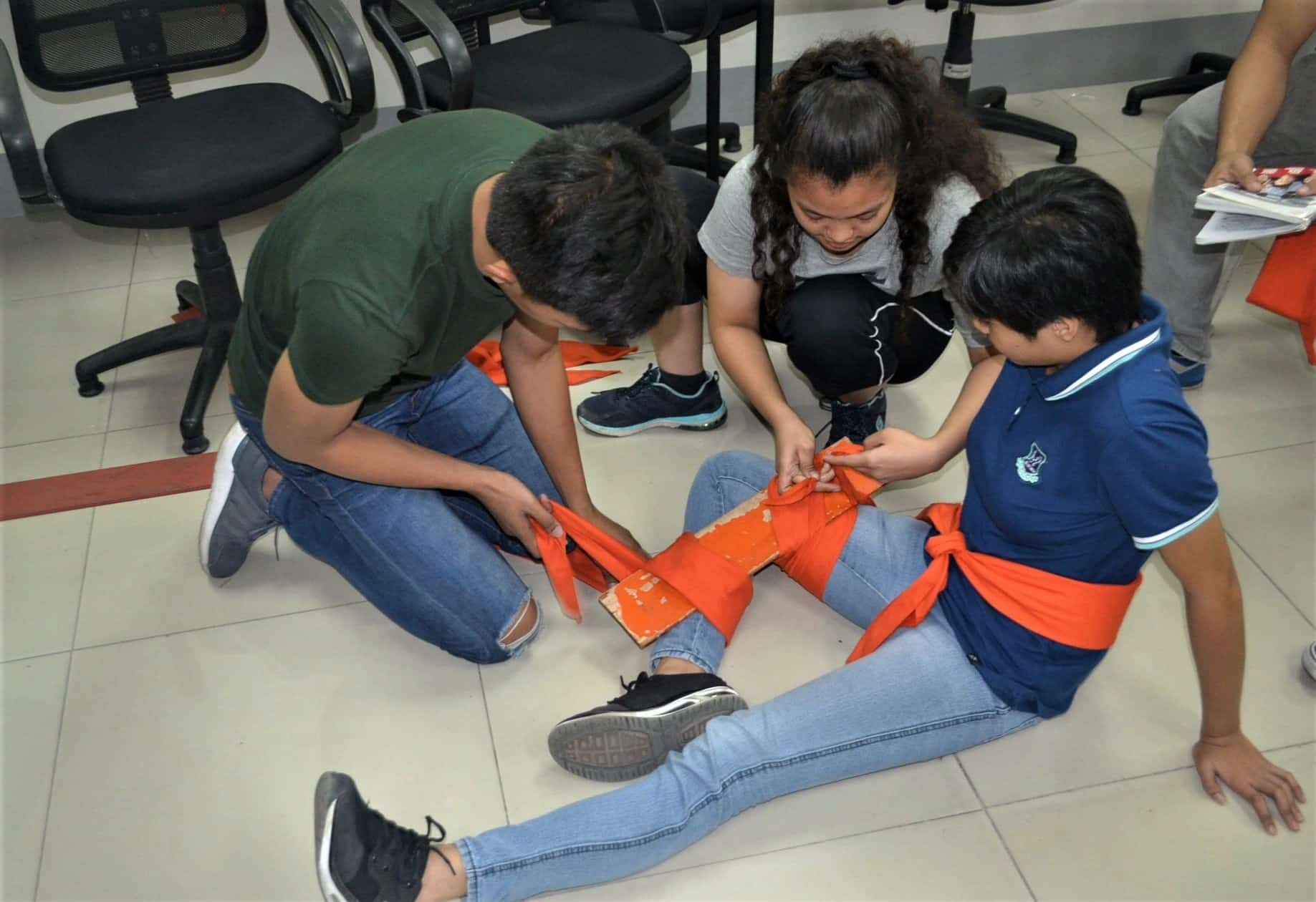 OLFU Criminology Students undergo Emergency Preparedness Training