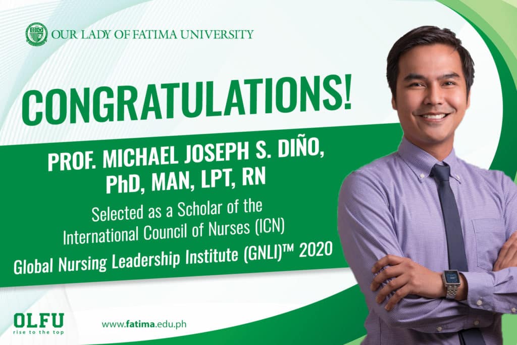 OLFU Research Director handpicked as Scholar to take part in Global Nursing Leadership Programme