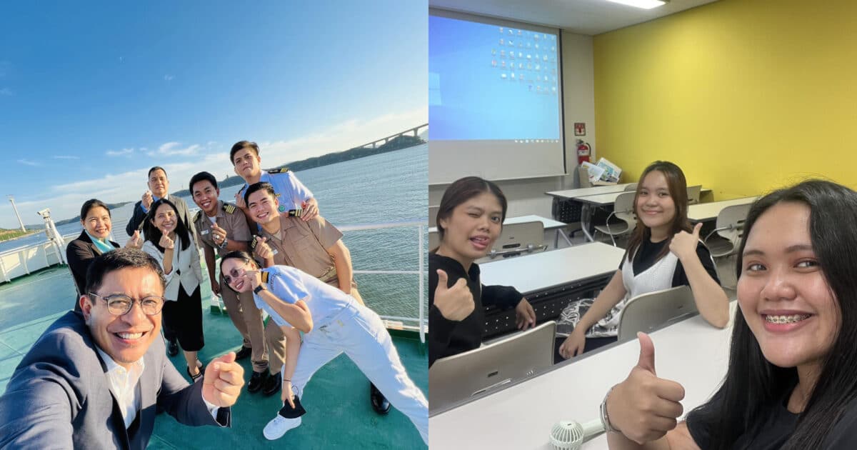 Fatimanians serving their student exchange in South Korea flexed anew OLFU Student Exchange