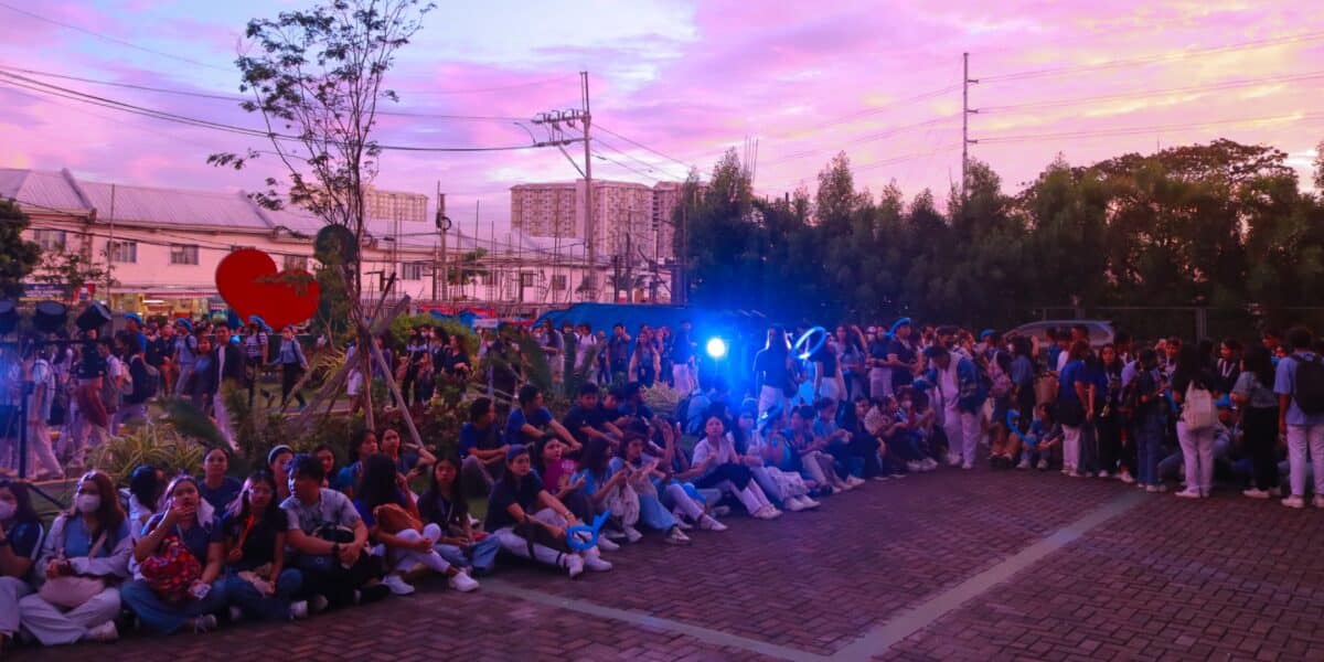 ‘Light Up Blue’ delivered to creatively reinforce mental health awareness Light-Up Blue Ceremony