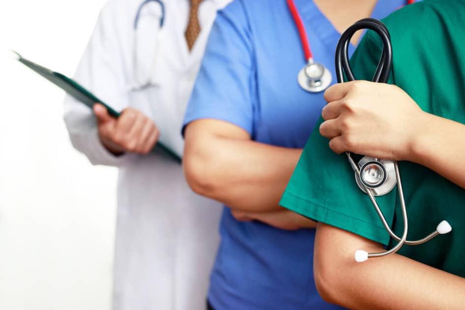 Master of Arts in Nursing (Nursing Administration, Clinical Instruction, Disaster & Emergency Management) Team of doctors ready to take care of people who are sick with C