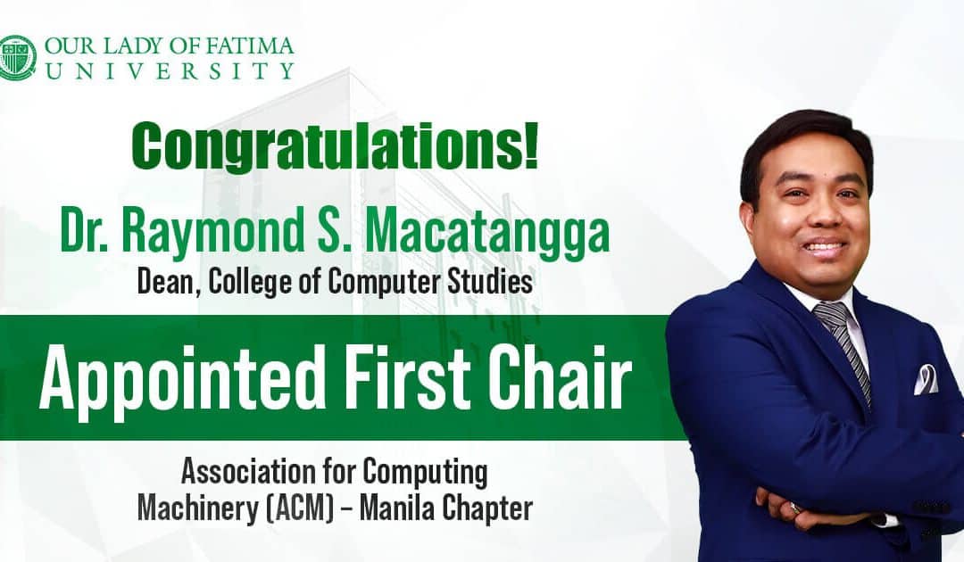 OLFU dean named founding chair of ACM Manila Chapter