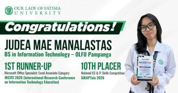 OLFU–Pampanga CCS student earns top honors in regional and national IT competitions SIKAPTALA copy
