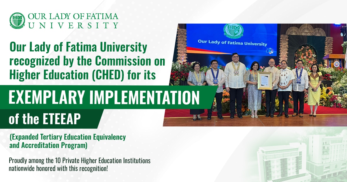 OLFU Recognized by CHED for Exemplary ETEEAP Implementation